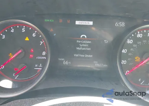 2023 Toyota Camry Xse z USA, uszkodzony, nr VIN 4T1K61AK8PU731884